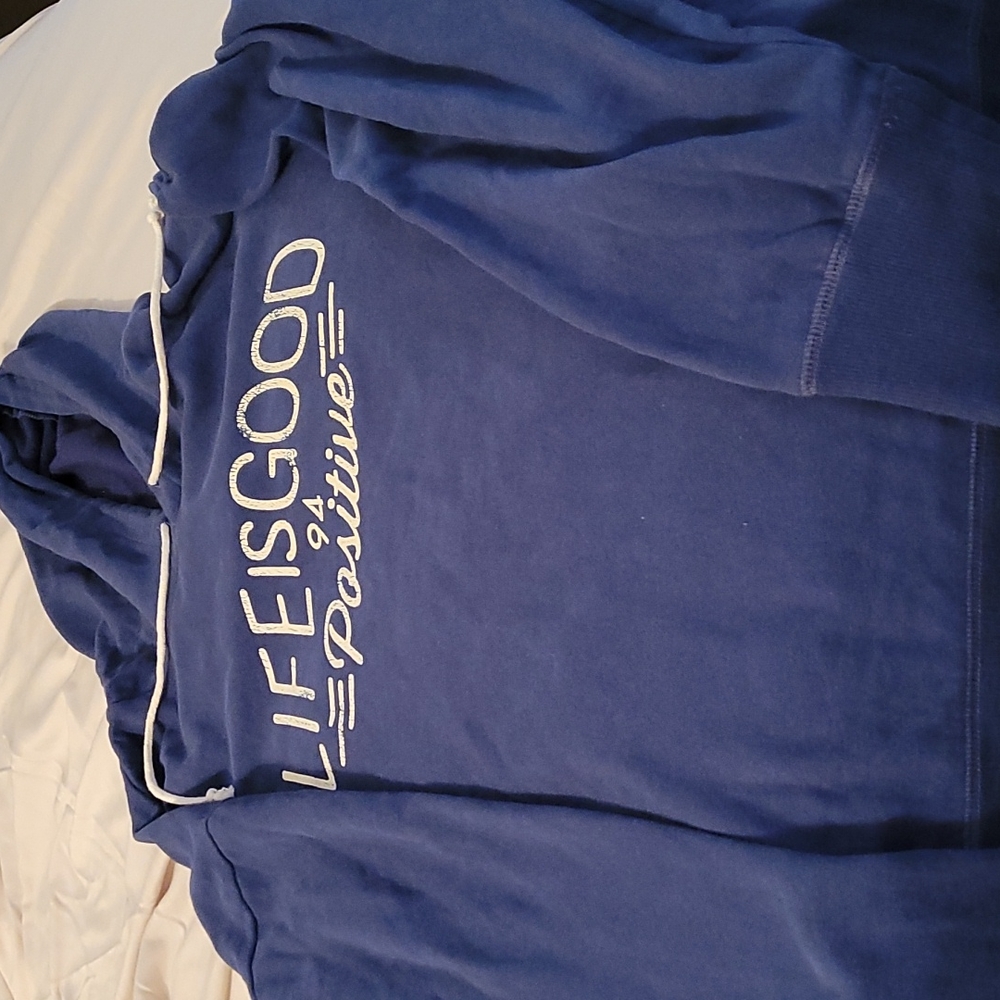 Mens XL life is good hoodie